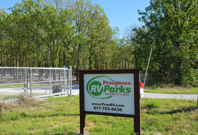 Providence the name Lake Fork RV Park Full Time, Part time and